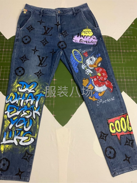 服装撒墨喷绘修色-第2张图片