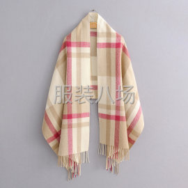 undefined - 常年生产出口日韩欧美围巾披肩围脖梭织毯子工厂 - 图1