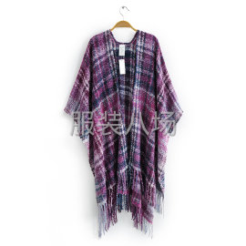undefined - 常年生产出口日韩欧美围巾披肩围脖梭织毯子工厂 - 图6