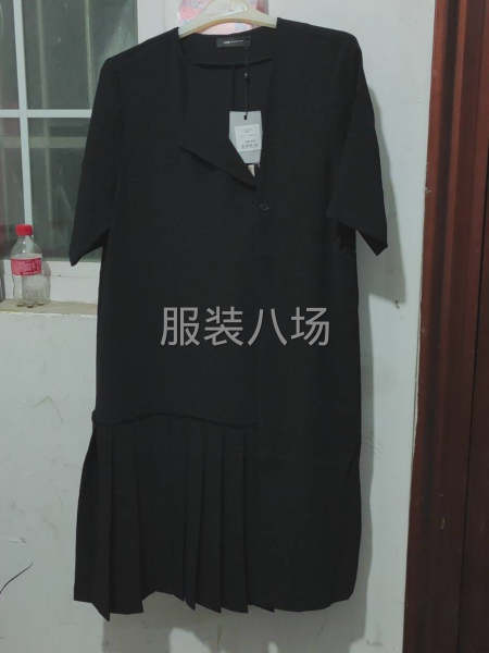 外贸连衣裙面料进口乱麻，码343638404244-第1张图片