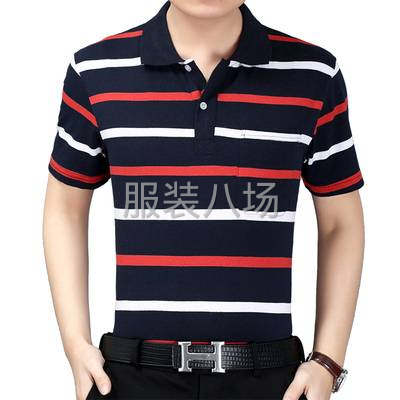 纯棉男士翻领短袖齐码新款-第1张图片