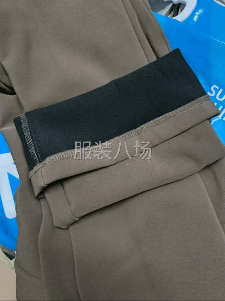 秋冬款加绒超长喇叭裤子-第5张图片