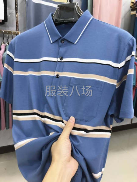 纯棉男士翻领短袖齐码-第3张图片