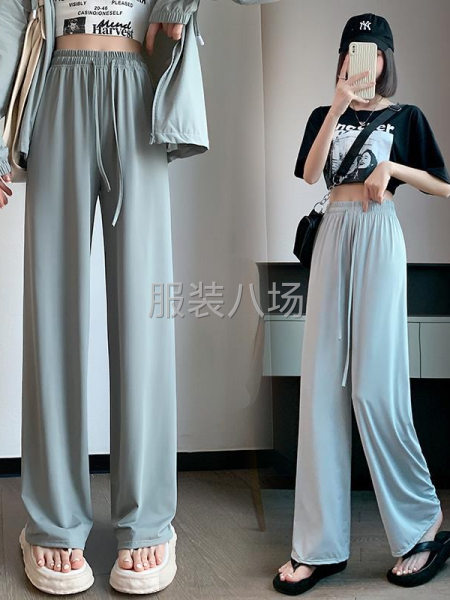 品名：冰丝防晒阔腿裤（不勾丝）-第7张图片