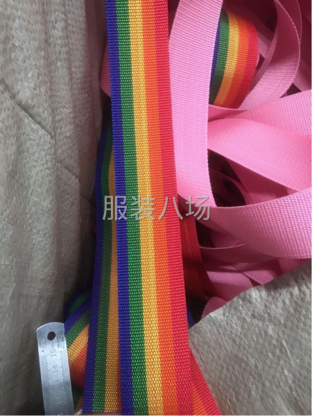 我公司专业生产各种织带，松紧带，包边条，提花带等服装，箱包辅-第5张图片