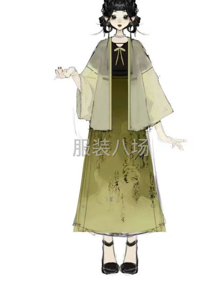 汉服单件，需要有烫台-第1张图片