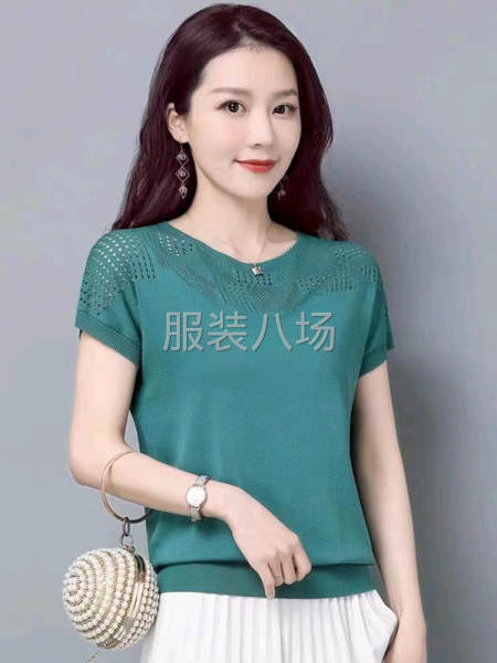 品牌女士针织T恤-第3张图片