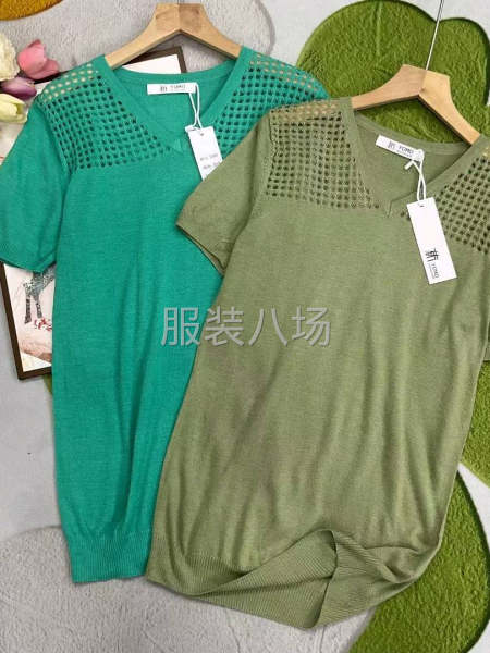 品牌女士针织T恤-第2张图片