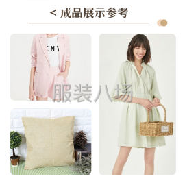 undefined - D621厚20*60竹节全棉洗水绉仿麻厂家现货衬衫服饰面料 - 图2