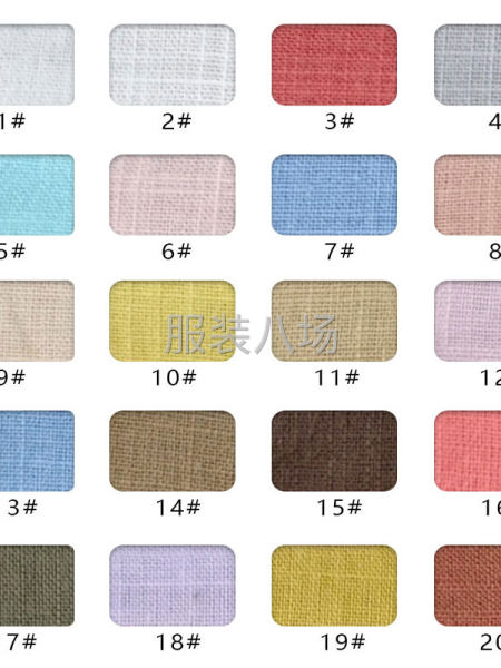 D621厚20*60竹节全棉洗水绉仿麻厂家现货衬衫服饰面料-第5张图片