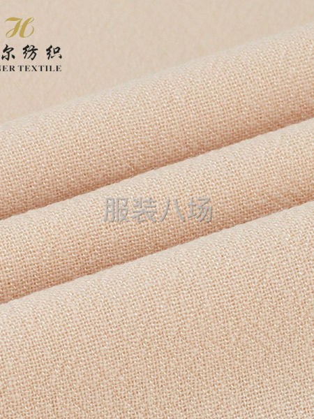 D629精密經緯竹節洗水縐麻即發復古風外套面料-第4張圖片