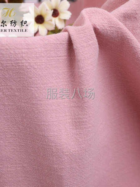 D6240全棉24竹节砂洗绉春夏抗皱柔软时尚连衣裙小香风厂家-第5张图片