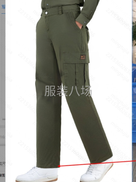 寻找 休闲工装裤，工装夹克外发加工厂-第1张图片
