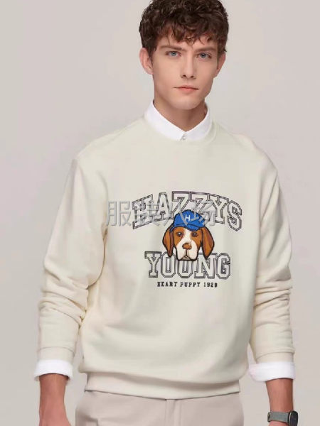 秋季男装圆领卫衣长款-第6张图片