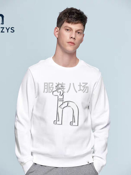 秋季男装圆领卫衣长款-第4张图片