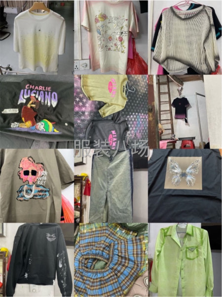 服装手绘，喷色，撒点，烫金-第3张图片
