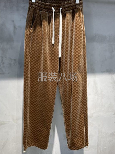 时尚风格绒布，适合男女装 童装 裤料低价出售 时尚秋冬绒布-第5张图片