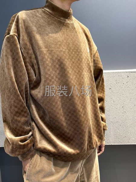 时尚风格绒布，适合男女装 童装 裤料低价出售 时尚秋冬绒布-第6张图片