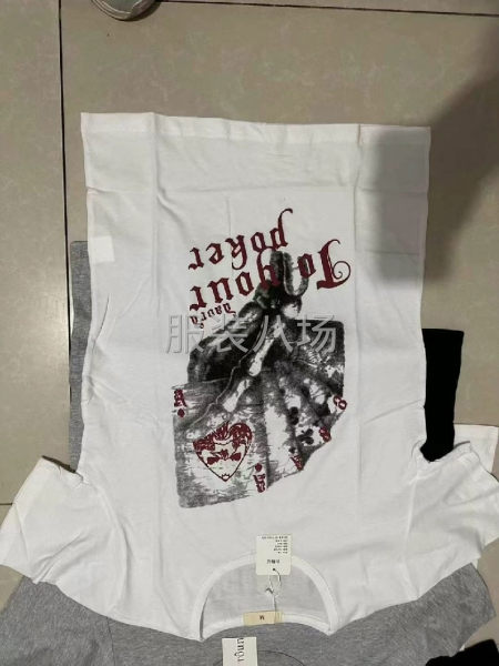 全棉短袖，还有5万件，全部箱装，颜色尺码齐全，全清价格不高，-第2张图片