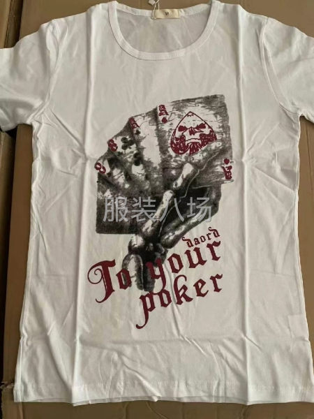 全棉短袖，还有5万件，全部箱装，颜色尺码齐全，全清价格不高，-第9张图片