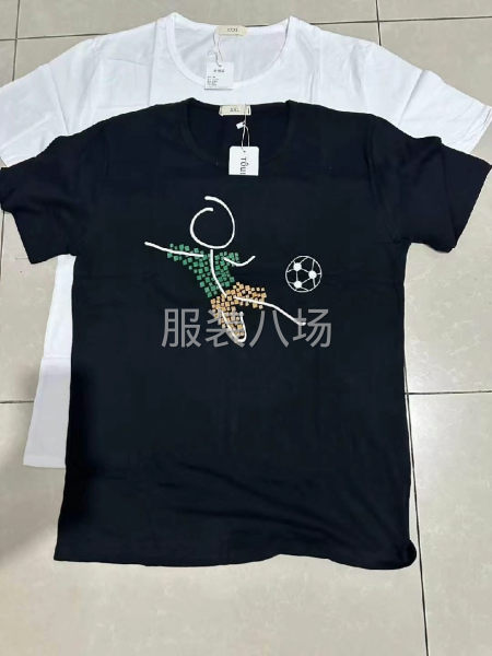 全棉短袖，还有5万件，全部箱装，颜色尺码齐全，全清价格不高，-第1张图片