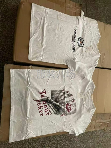 全棉短袖，还有5万件，全部箱装，颜色尺码齐全，全清价格不高，-第7张图片