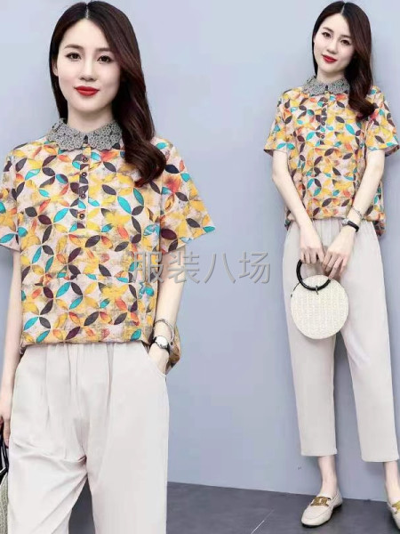 1926件中老年棉麻上衣，XL-5XL  ，衣服好 清货便宜-第2张图片