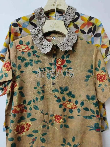 1926件中老年棉麻上衣，XL-5XL  ，衣服好 清货便宜-第3张图片