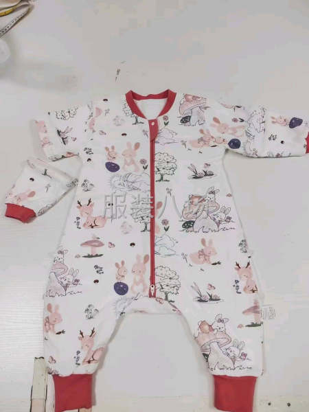 承接婴幼儿睡袋哈衣爬服等针织纱布类产品，清加工，经销单-第1张图片
