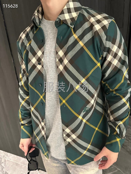 格纹衬衫工艺  腰部绣花-第3张图片