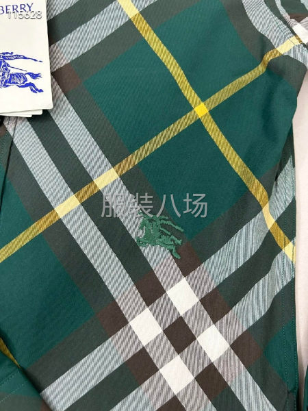 格纹衬衫工艺  腰部绣花-第4张图片