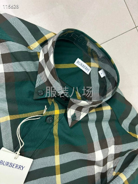 格纹衬衫工艺  腰部绣花-第5张图片