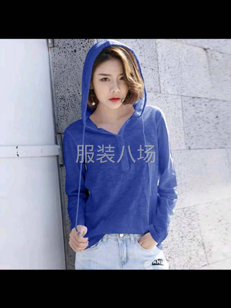 女装竹节棉连帽长袖珍-第5张图片