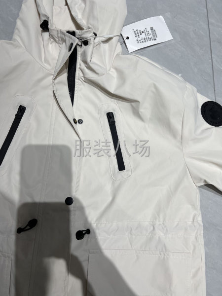 加棉的风衣外套，工钱现结-第5张图片