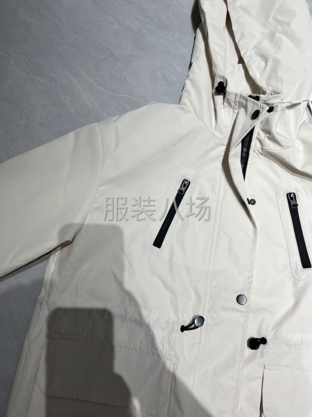 加棉的风衣外套，工钱现结-第6张图片