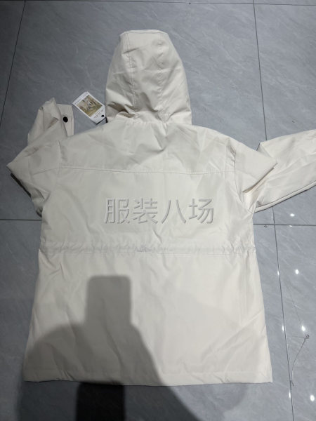 加棉的风衣外套，工钱现结-第9张图片