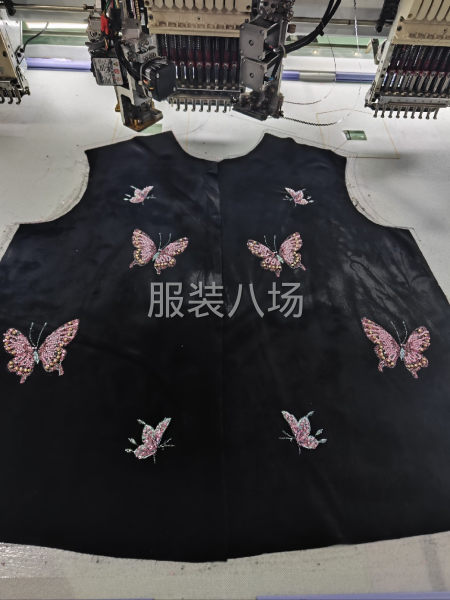 专业生产珠子绣 平绣 贴布绣 亮片绣 立体绣 仿手绣 等等各-第8张图片