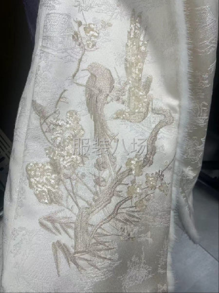 专业生产珠子绣 平绣 贴布绣 亮片绣 立体绣 仿手绣 等等各-第2张图片
