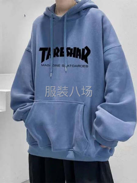 加绒厚款连帽大版卫衣-第2张图片