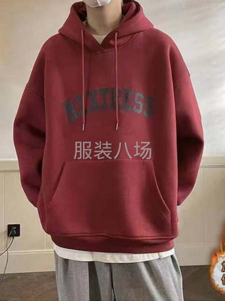 加绒厚款连帽大版卫衣-第6张图片