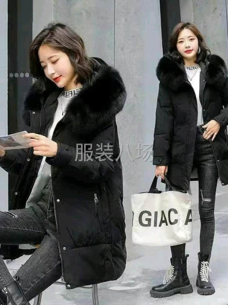 加厚韩版中长款羽绒棉服-第4张图片