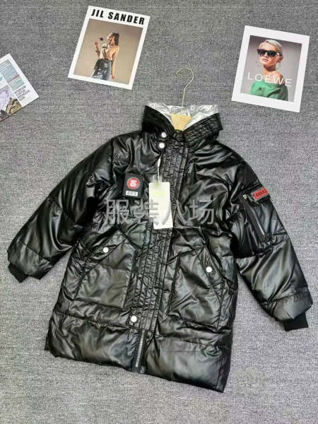 男孩亮面免洗韩版羽绒服-第8张图片