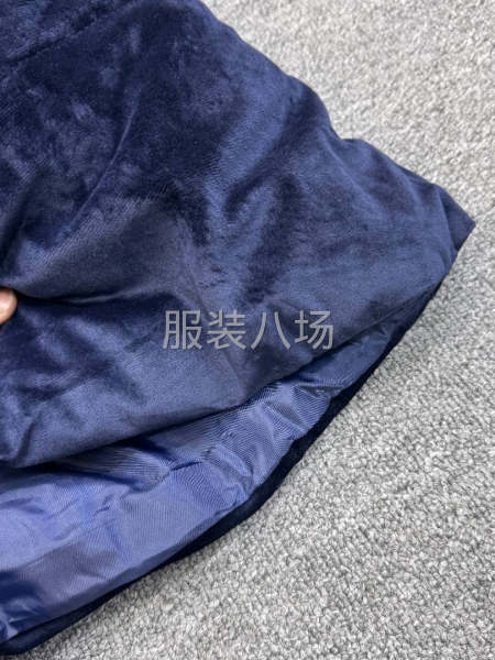 金丝绒加厚棉服ins-第7张图片