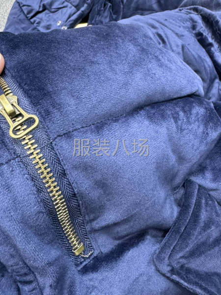 金丝绒加厚棉服ins-第5张图片