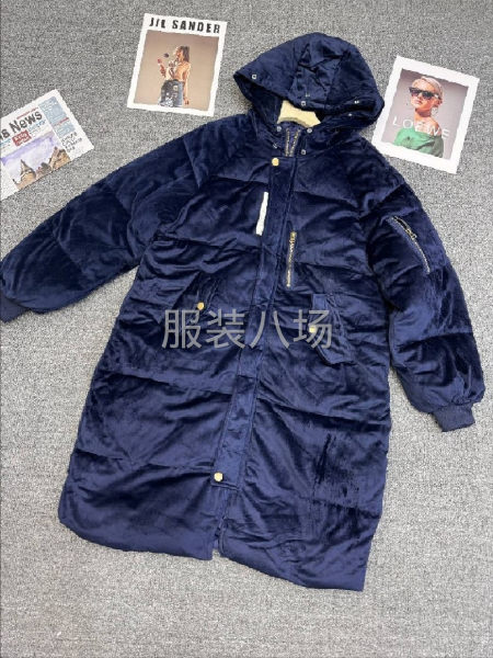 金丝绒加厚棉服ins-第2张图片