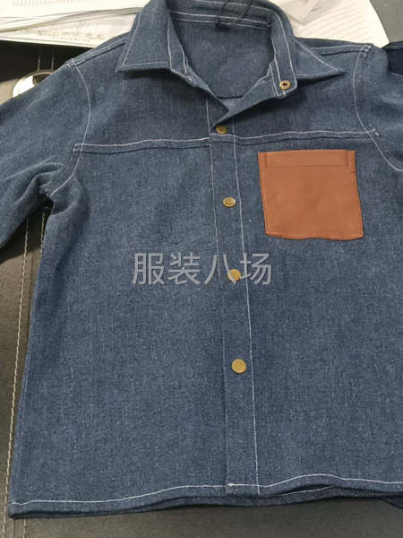 中东在外贸订单，牛仔衬衣棉布衬衣，货多马上能上线的来-第1张图片
