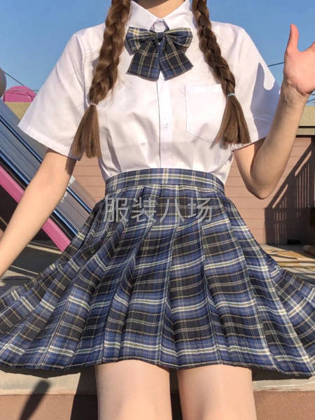 涤棉外贸JK校服格子面料-第9张图片