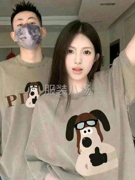 港风大版T恤15000件，200克，独立包装带吊牌，花型很多-第6张图片