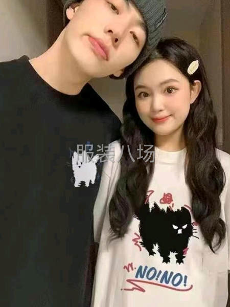 港风大版T恤15000件，200克，独立包装带吊牌，花型很多-第8张图片