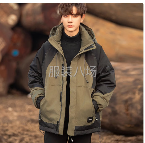 找台州鸟货源，要男装羽绒服现货-第2张图片